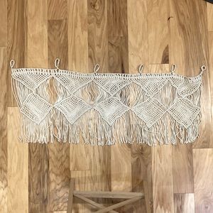 Macrame window wall hanging short urban outfitters